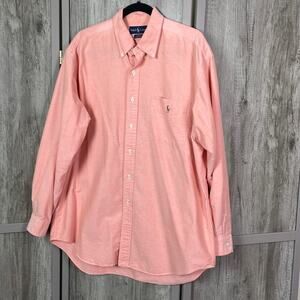 Polo Ralph Lauren Blake peach l/s dress shirt men’s L